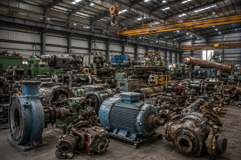 Machinery scrap buyer in Dammam